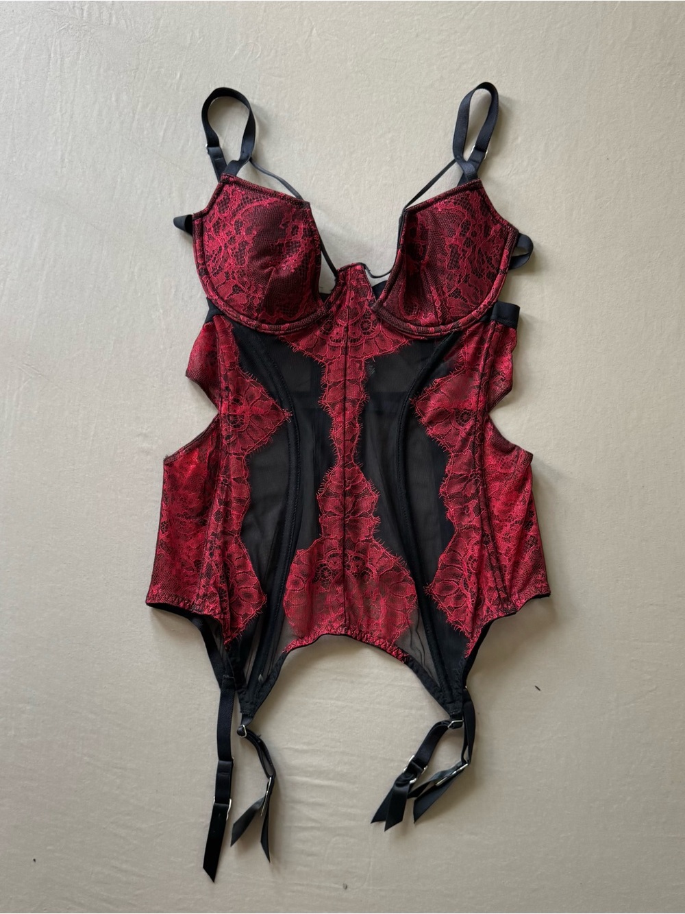 Victoria’s Secret Seduction Merrywidow Corset Garter Slip